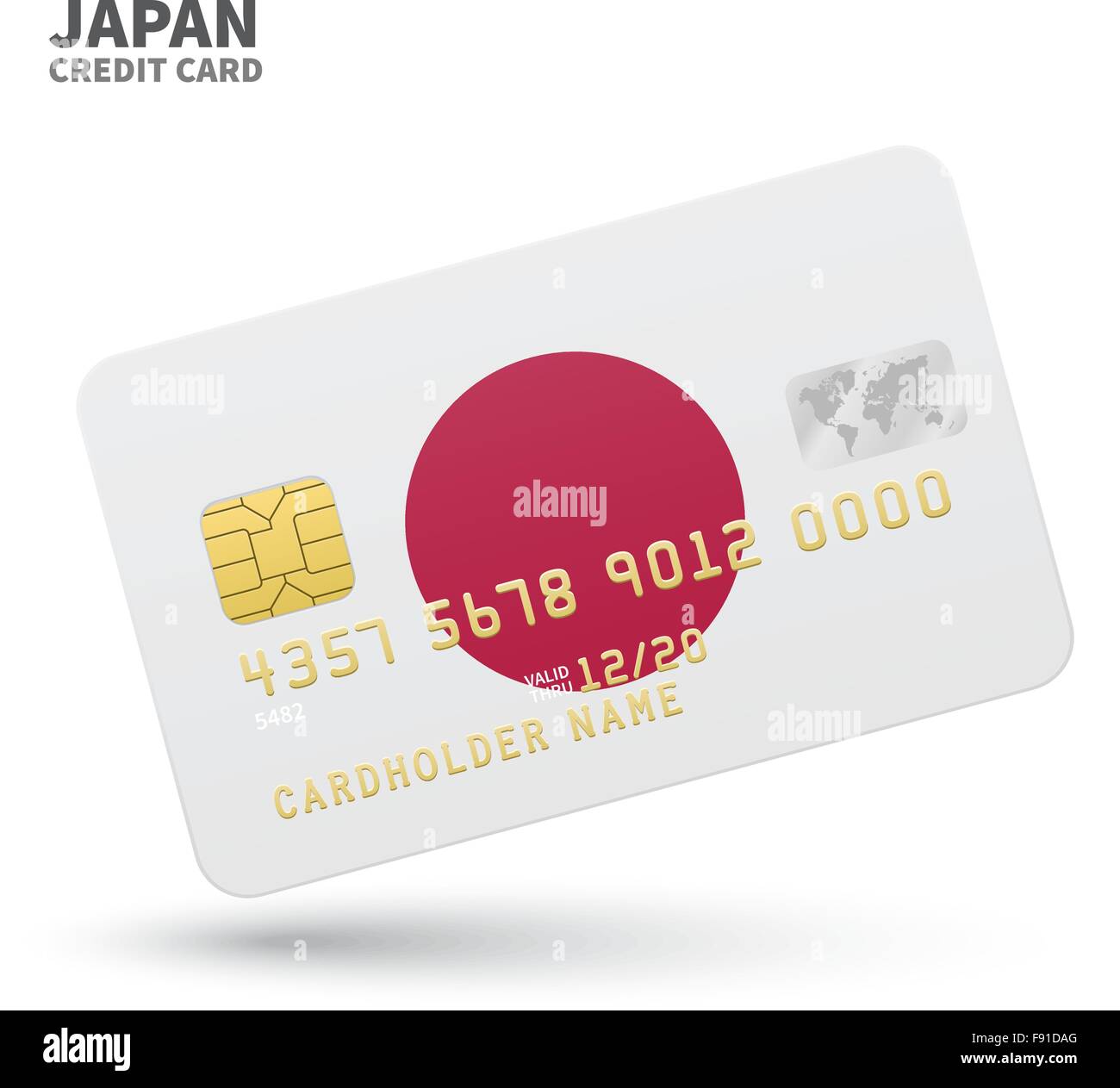 credit card with japan flag background for bank, presentations and business. isolated on white stock vector image & art alamy credit card with japan