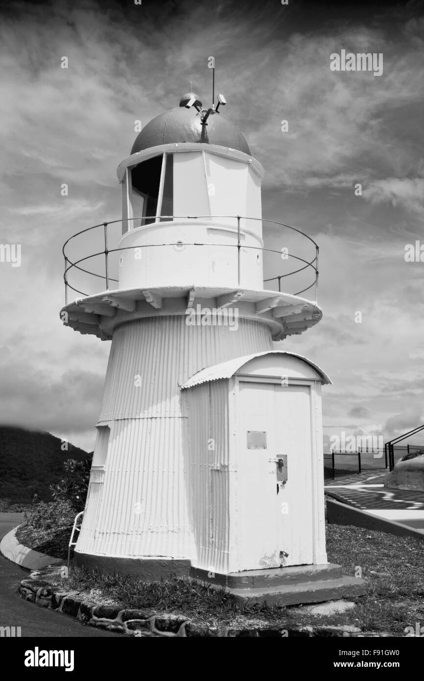 Old Cooktown lighthouse on top of Grassy Hill Stock Photo