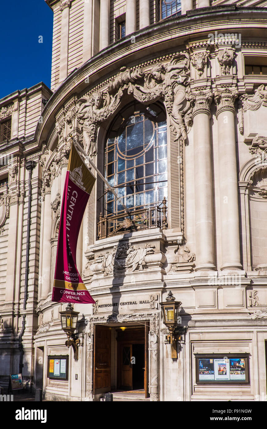 Methodist Central Hall, London, England, U.K. Stock Photo