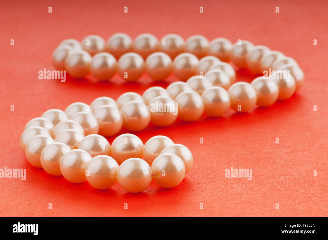 Pearl necklace in fashion and beauty concept Stock Photo Alamy