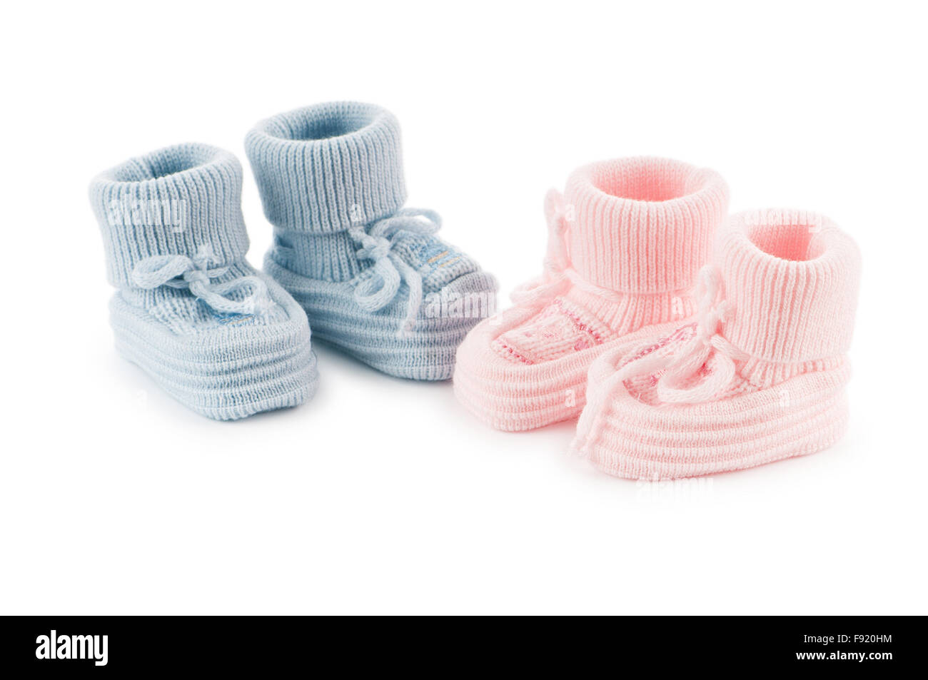 Woven baby shoes isolated on white background Stock Photo - Alamy