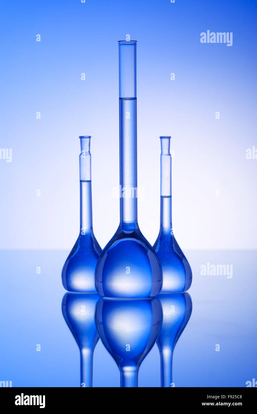 Chemical glass tubing in lab Stock Photo Alamy