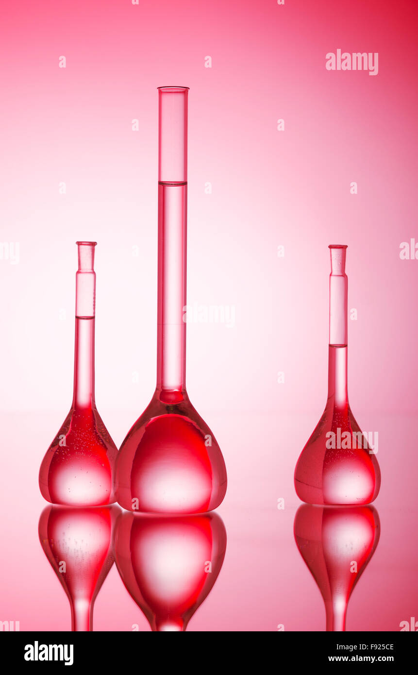 Chemical glass tubing in lab Stock Photo Alamy