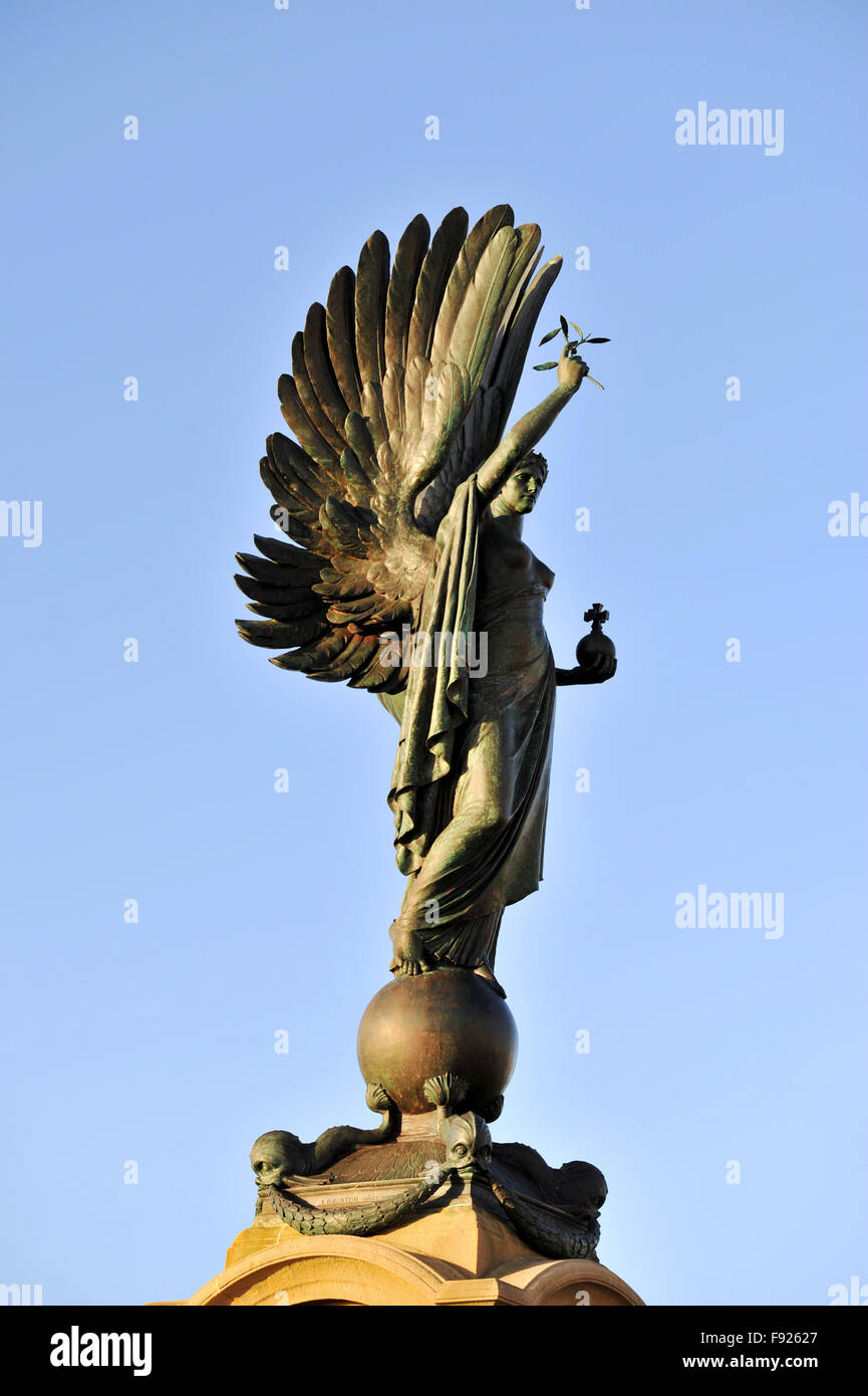 The peace statue on the border between Brighton and Hove on the