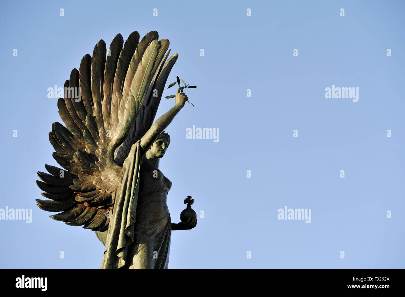 The peace statue on the border between Brighton and Hove on the