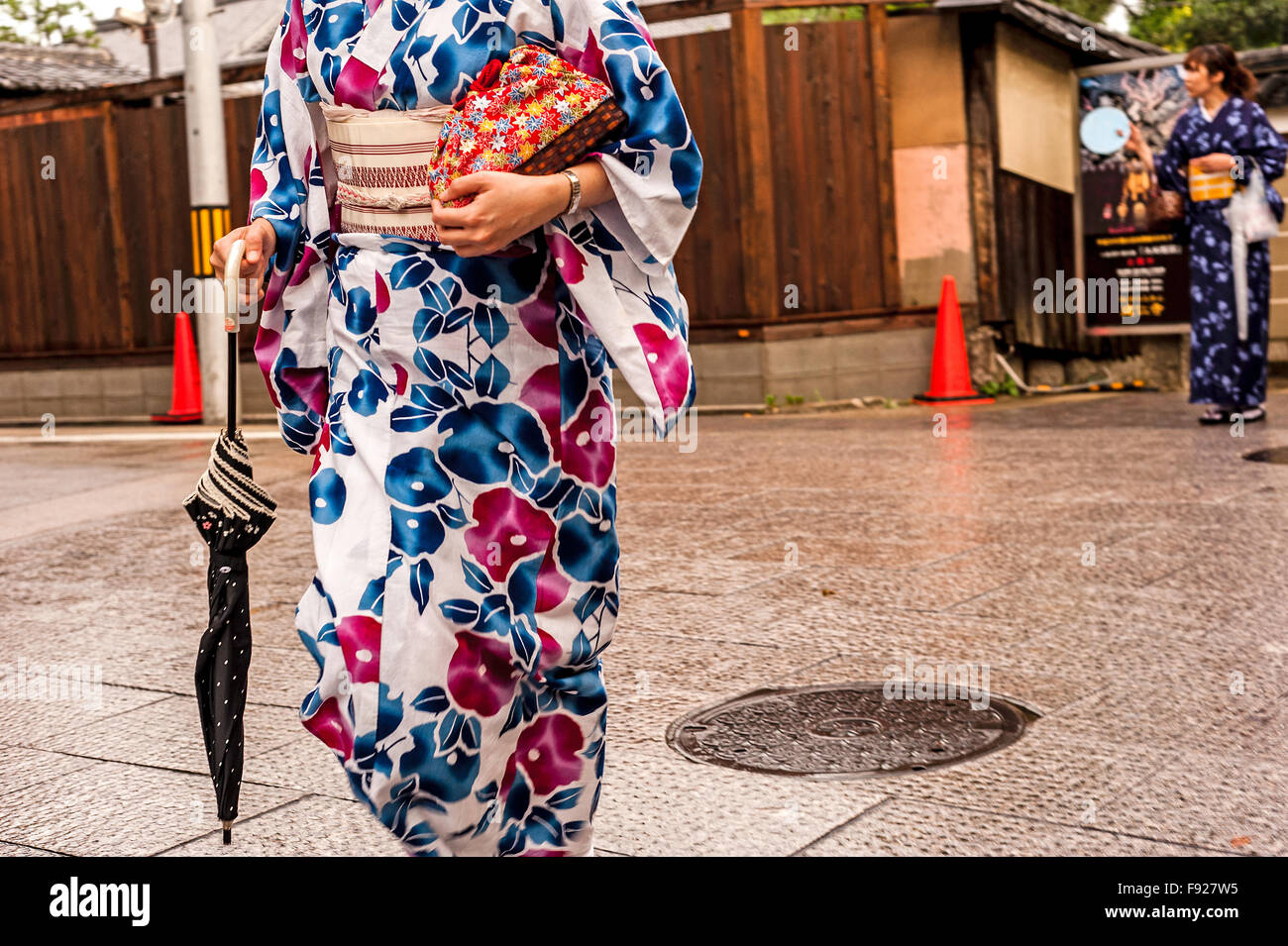 Kimono, Kyoto Japan Stock Photo