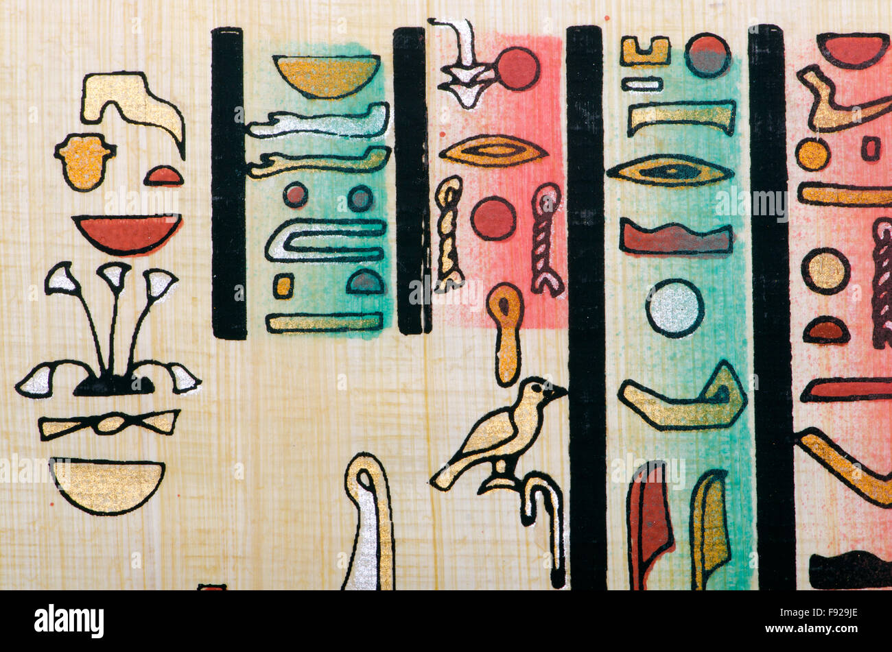 Egyptian history concept with papyrus Stock Photo - Alamy