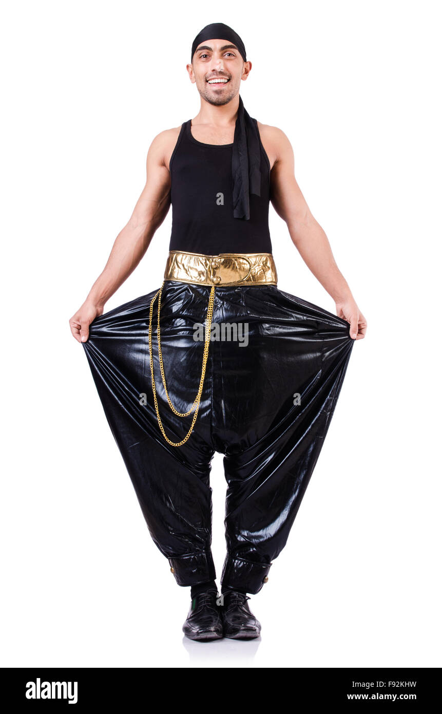 Rap dancer isolated on the white Stock Photo - Alamy
