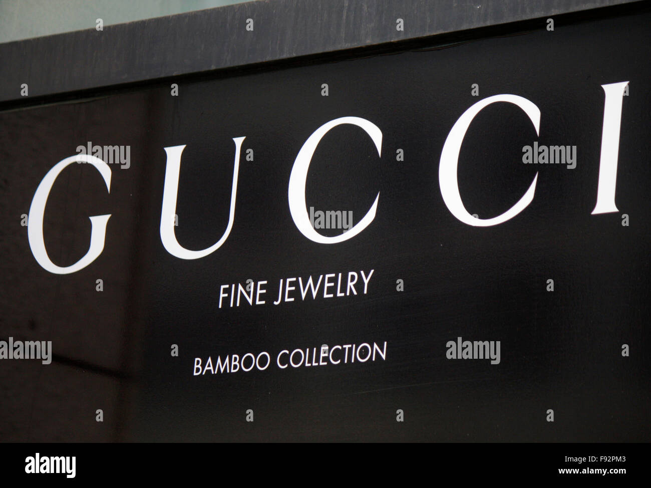 Gucci sign hi-res stock photography and images - Page 2 - Alamy