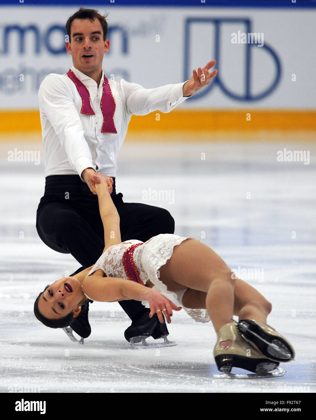 Essen, Germany. 13th Dec, 2015. Figure skaters Mari Vartmann from