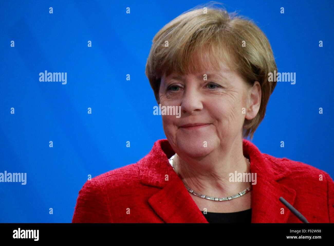 BKin Angela Merkel - Treffen der dt. Bundeskanzlerin mit dem australischen Ministerpraesidenten, Bundeskanzleramt, 13. November Stock Photo