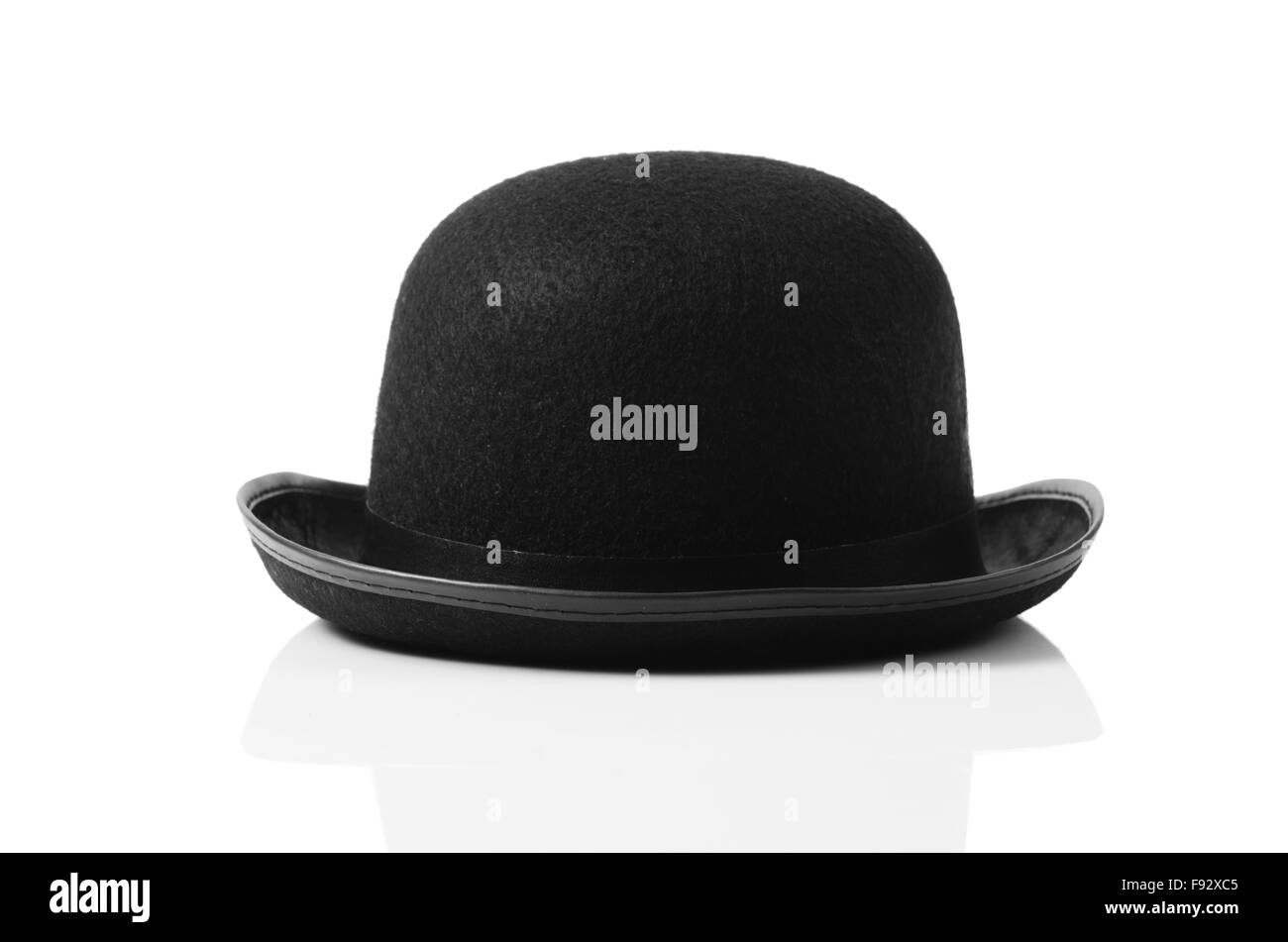 Black tophat top hat isolated on the white Stock Photo - Alamy