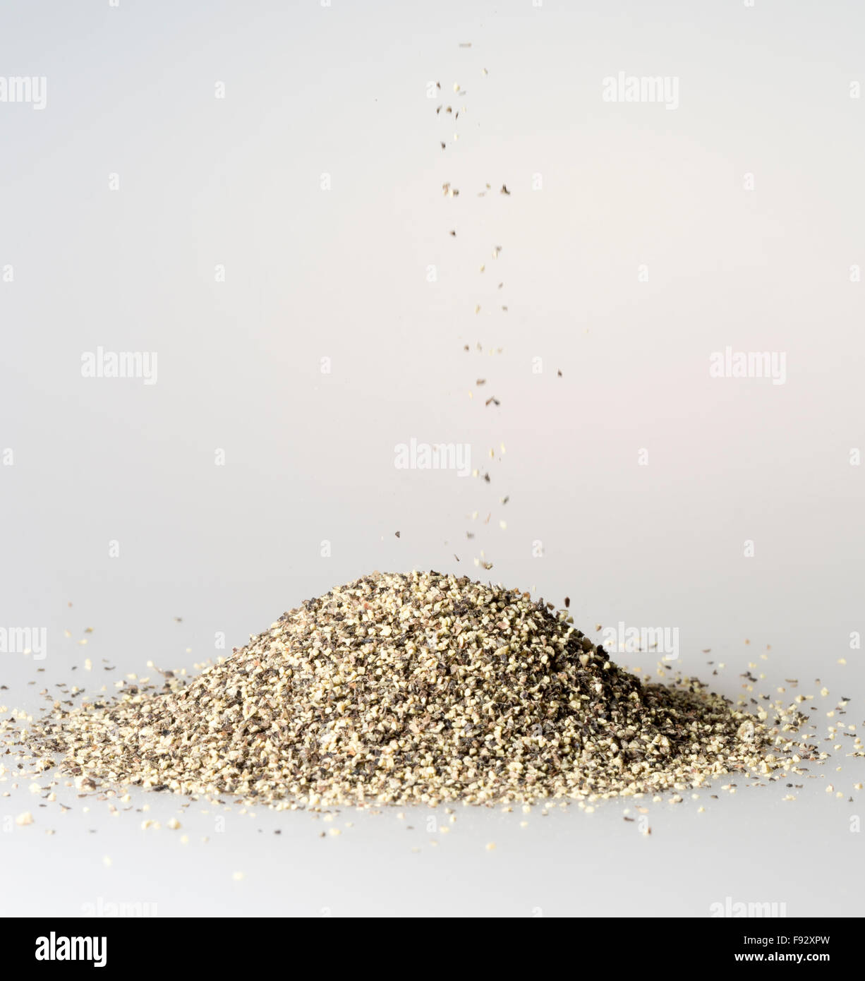 Black Pepper Grains Falling Stock Photo Alamy