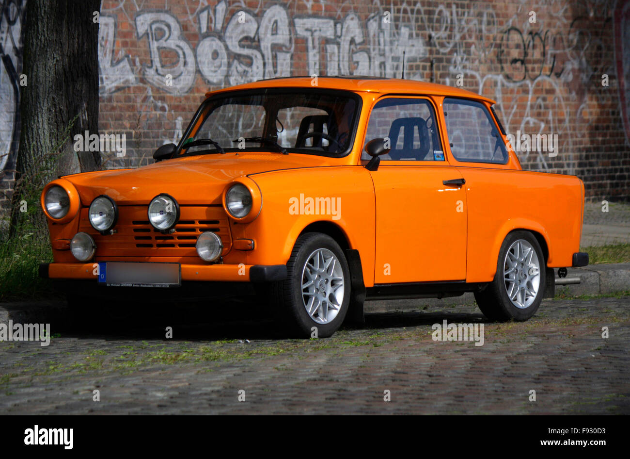 Trabant/ Trabbi, Berlin. Stock Photo