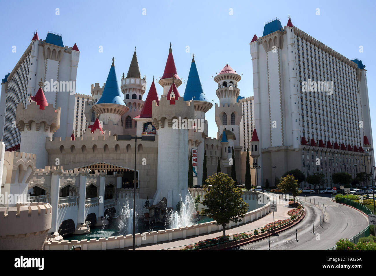 Excalibur Hotel, Las Vegas, Nevada, USA Stock Photo