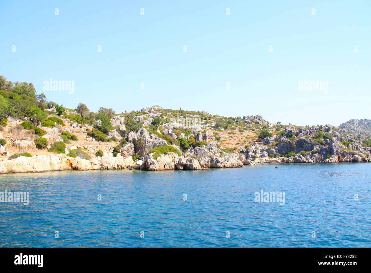 Sea Rocks Turkey Rock and sea in Turkey Stock Photo - Alamy