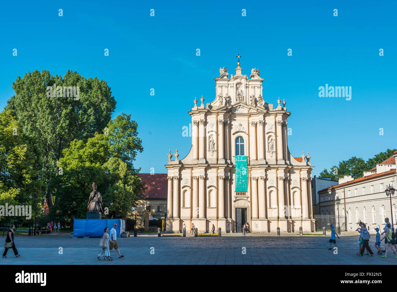Kościół pw. Św. Jacka church, historic centre, Warsaw, Mazovia Province, Poland Stock Photo