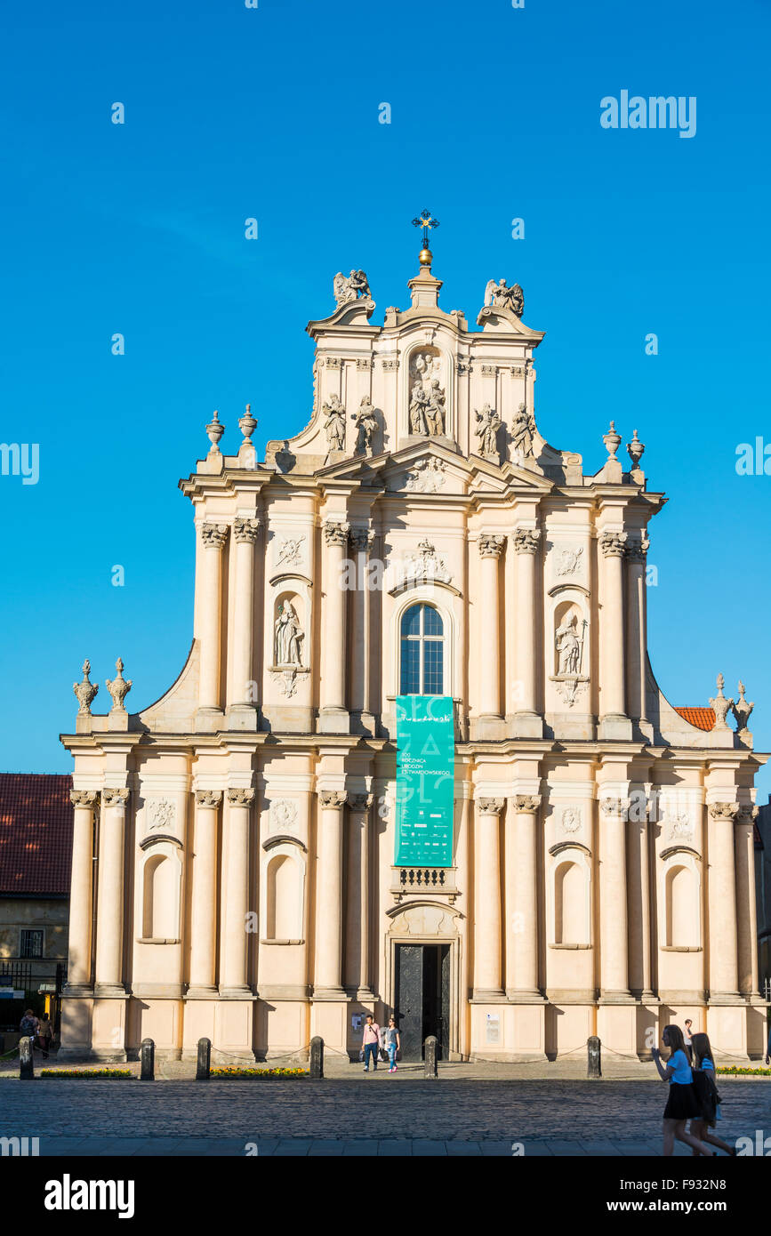 Kościół pw. Św. Jacka church, historic centre, Warsaw, Mazovia Province, Poland Stock Photo