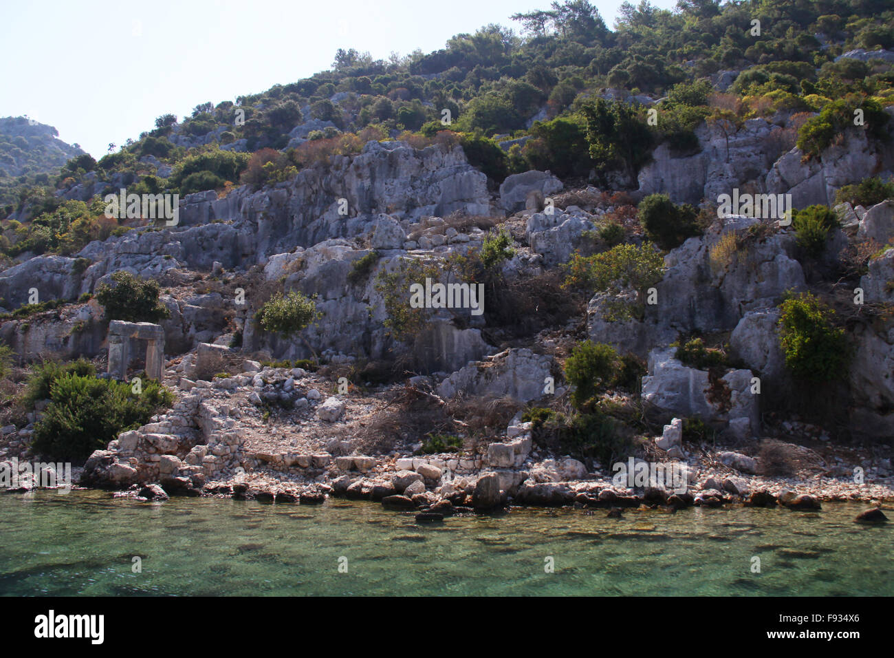 Sea Rocks Turkey Sea and Rocks inTurkey Stock Photo - Alamy