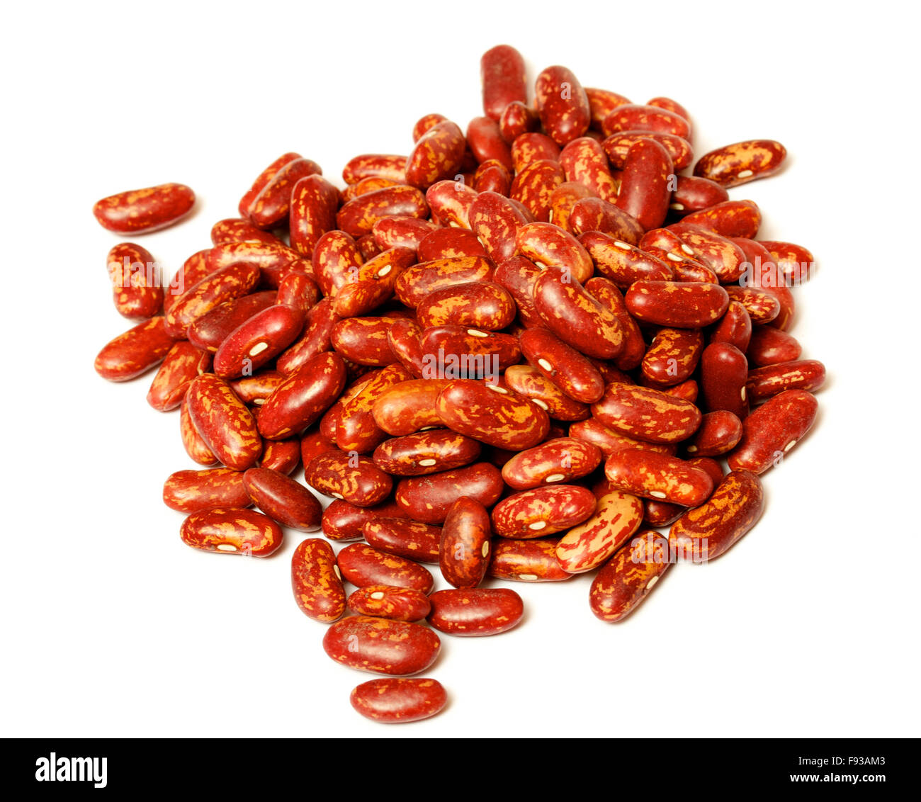 dried red beans on white background Stock Photo Alamy