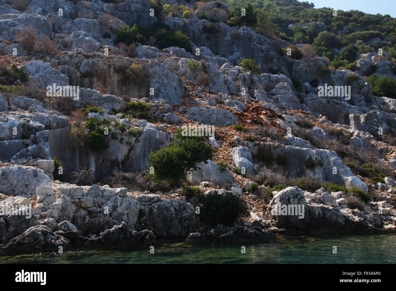 Sea Rocks Turkey Sea and Rocks inTurkey Stock Photo - Alamy