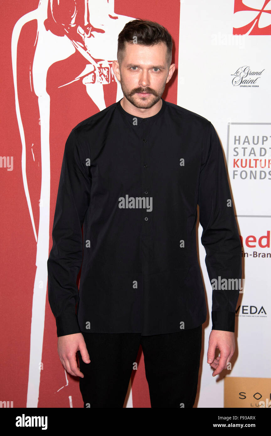 Grigoriy Dobrygin attends the 28th European Film Awards 2015 at Haus der Berliner Festspiele on December 12, 2015 in Berlin, Germany. Stock Photo
