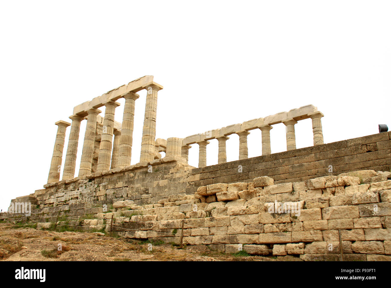 The Temple of Poseidon at Sounion Greece Stock Photo - Alamy