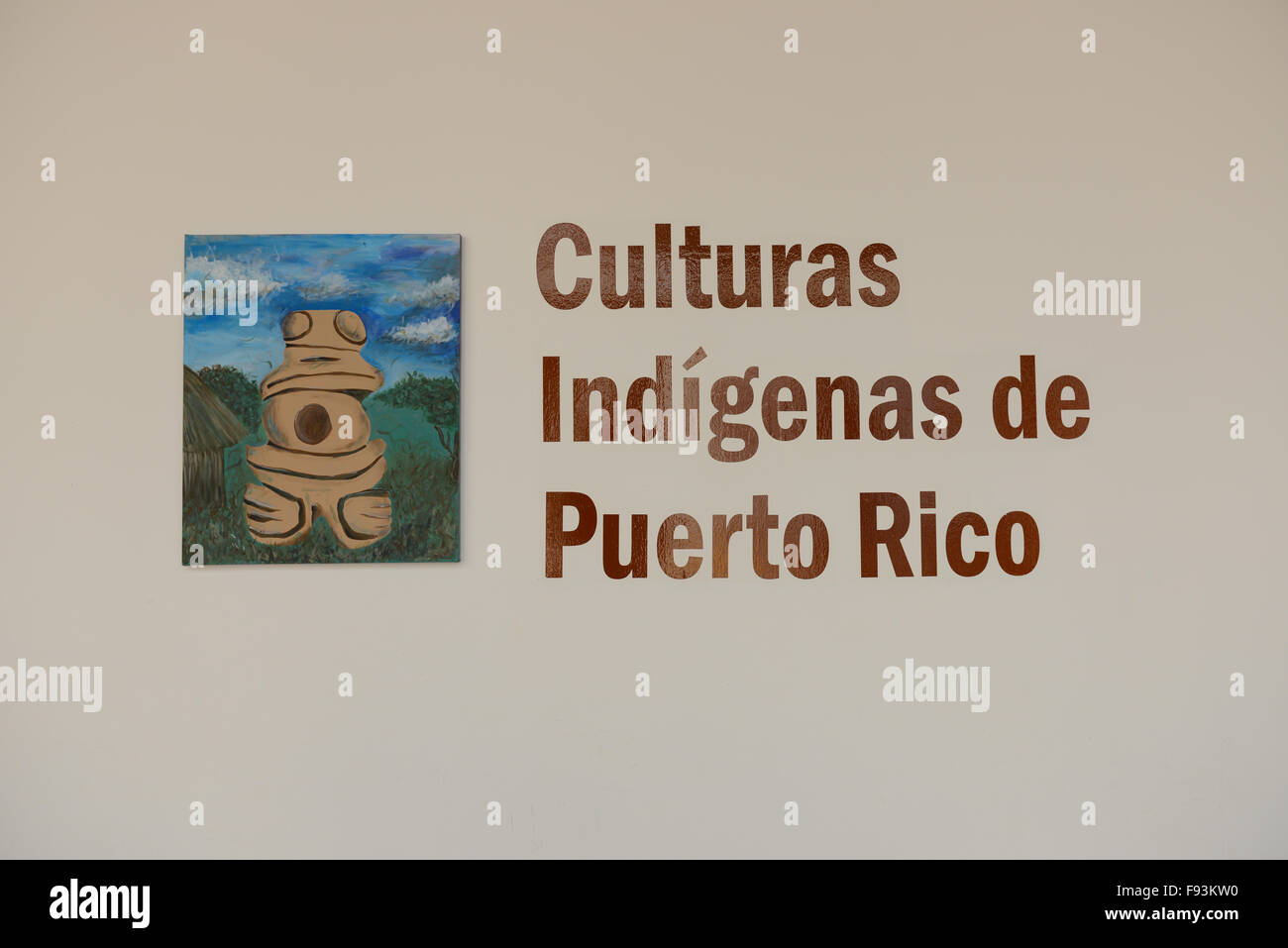 Tibes Indigenous Ceremonial Center and Museum of indigenous Cultures. Ponce, Puerto Rico. Caribbean Island. USA territory Stock Photo