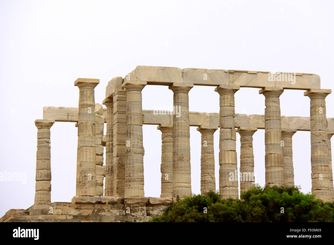 The Temple of Poseidon at Sounion Greece Stock Photo - Alamy