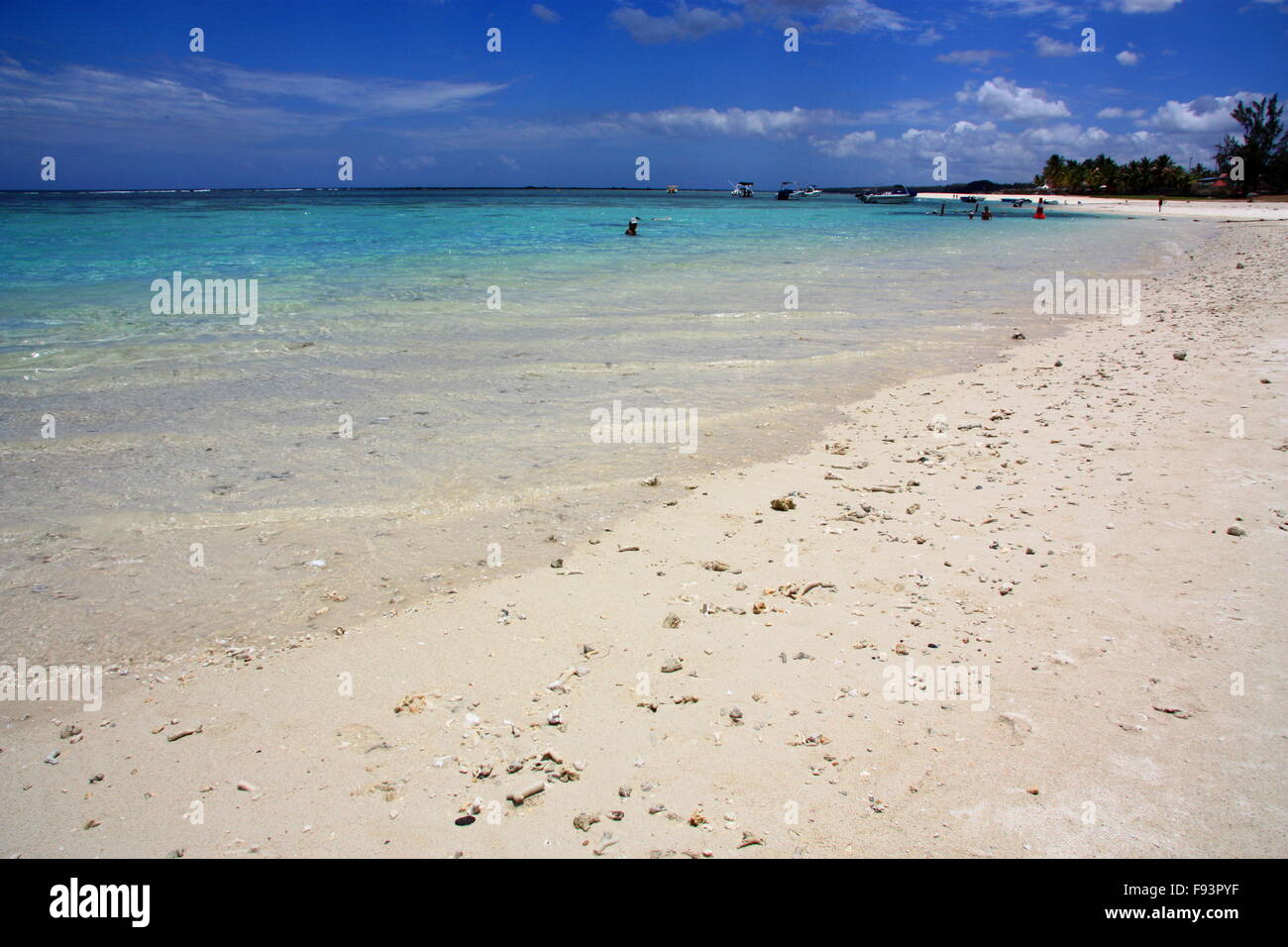 Beautiful beach in the Indian Ocean Stock Photo