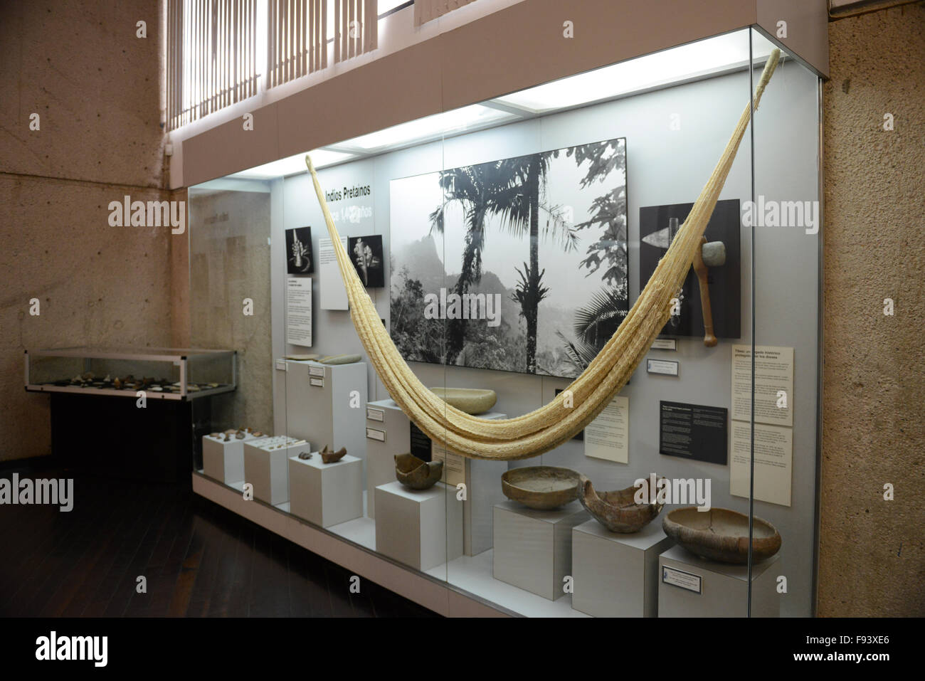 Indigenous artifacts at the Museum of indigenous Cultures. Ponce, Puerto Rico. Caribbean Island. USA territory. Stock Photo