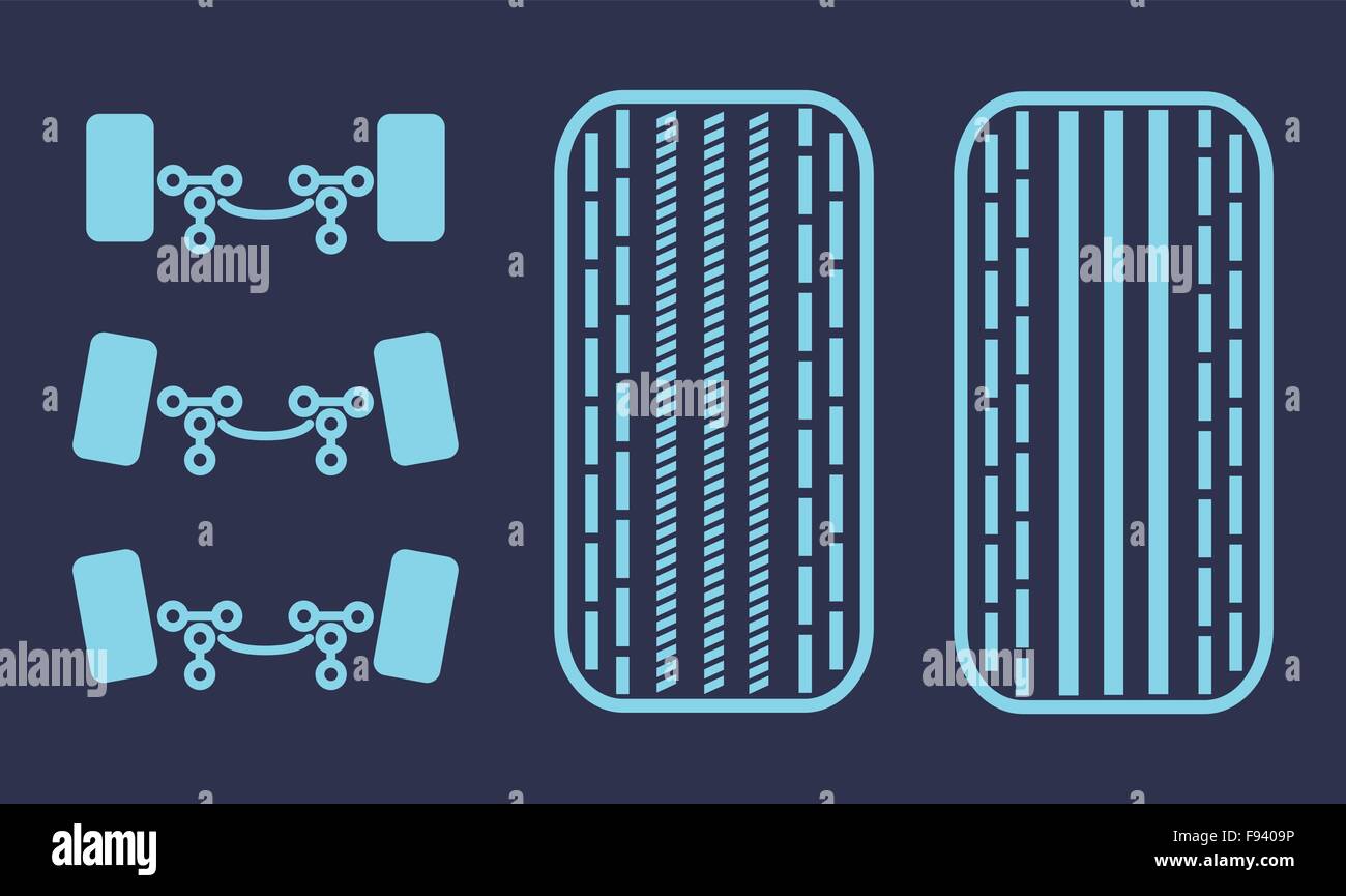 vector illustration car wheel tire protector Stock Vector Image & Art ...