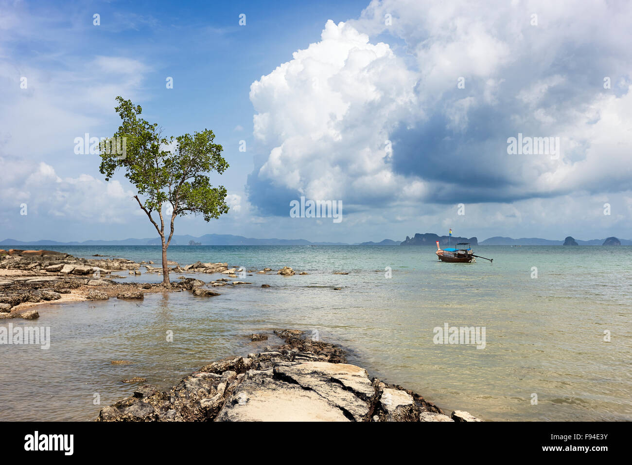 Klong Muang Beach, Krabi Province, Thailand. Stock Photo