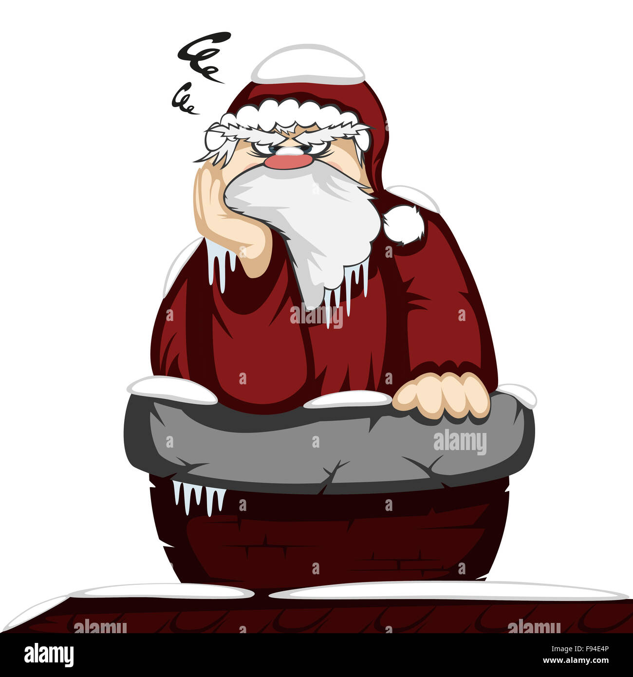 Santa Caught A Cold On Christmas Eve 