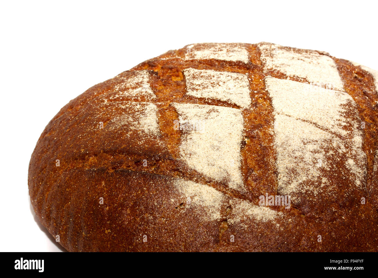 isolated bread on the white background Stock Photo - Alamy