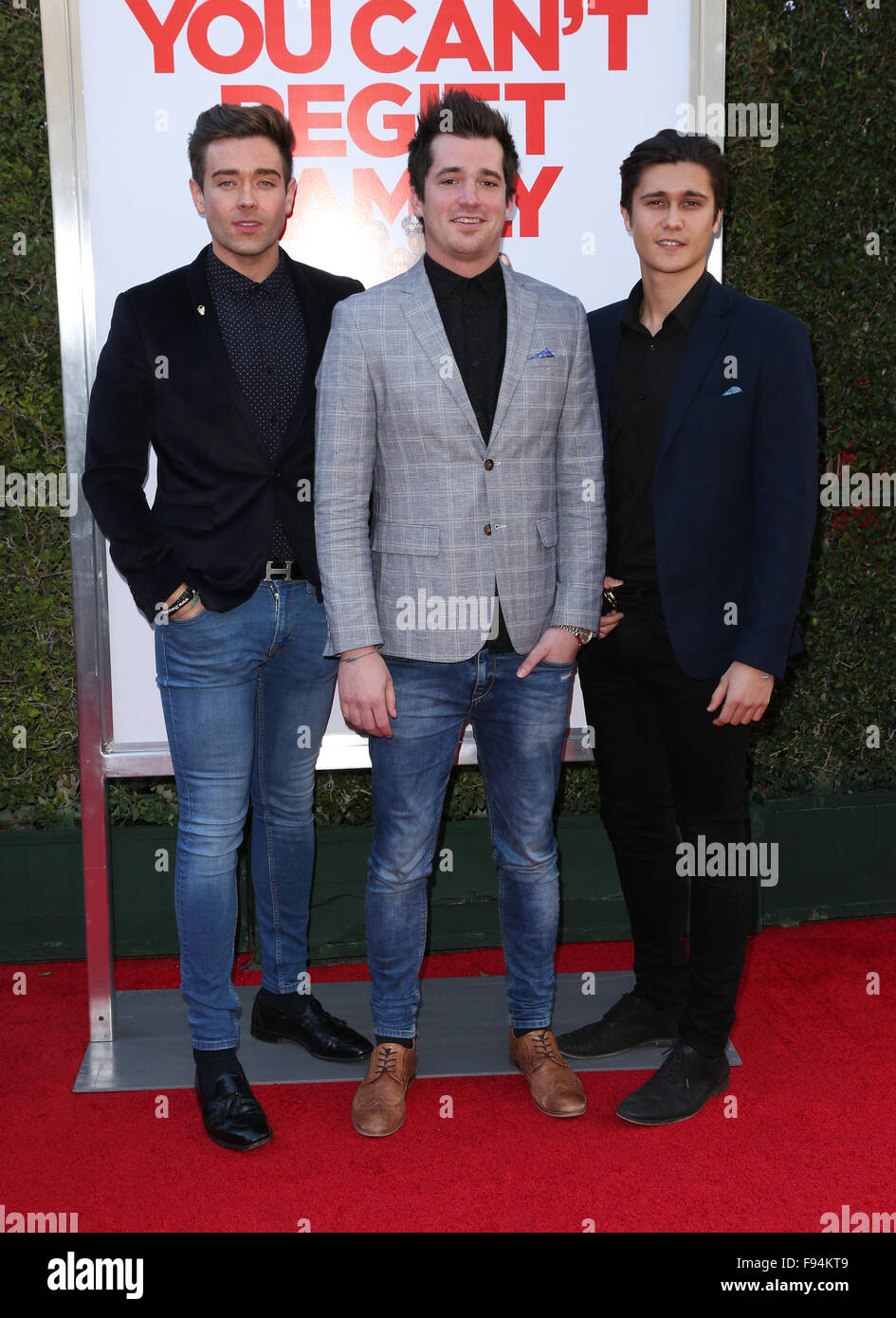 Premiere Of CBS Films' 'Love The Coopers'  Featuring: Aleksey Lopez, Kristopher James, Kyle Carpenter Where: Los Angeles, California, United States When: 12 Nov 2015 Stock Photo