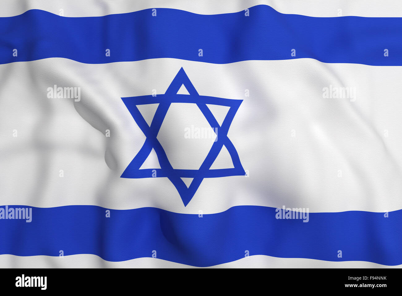 3d rendering of an Israel flag Stock Photo - Alamy