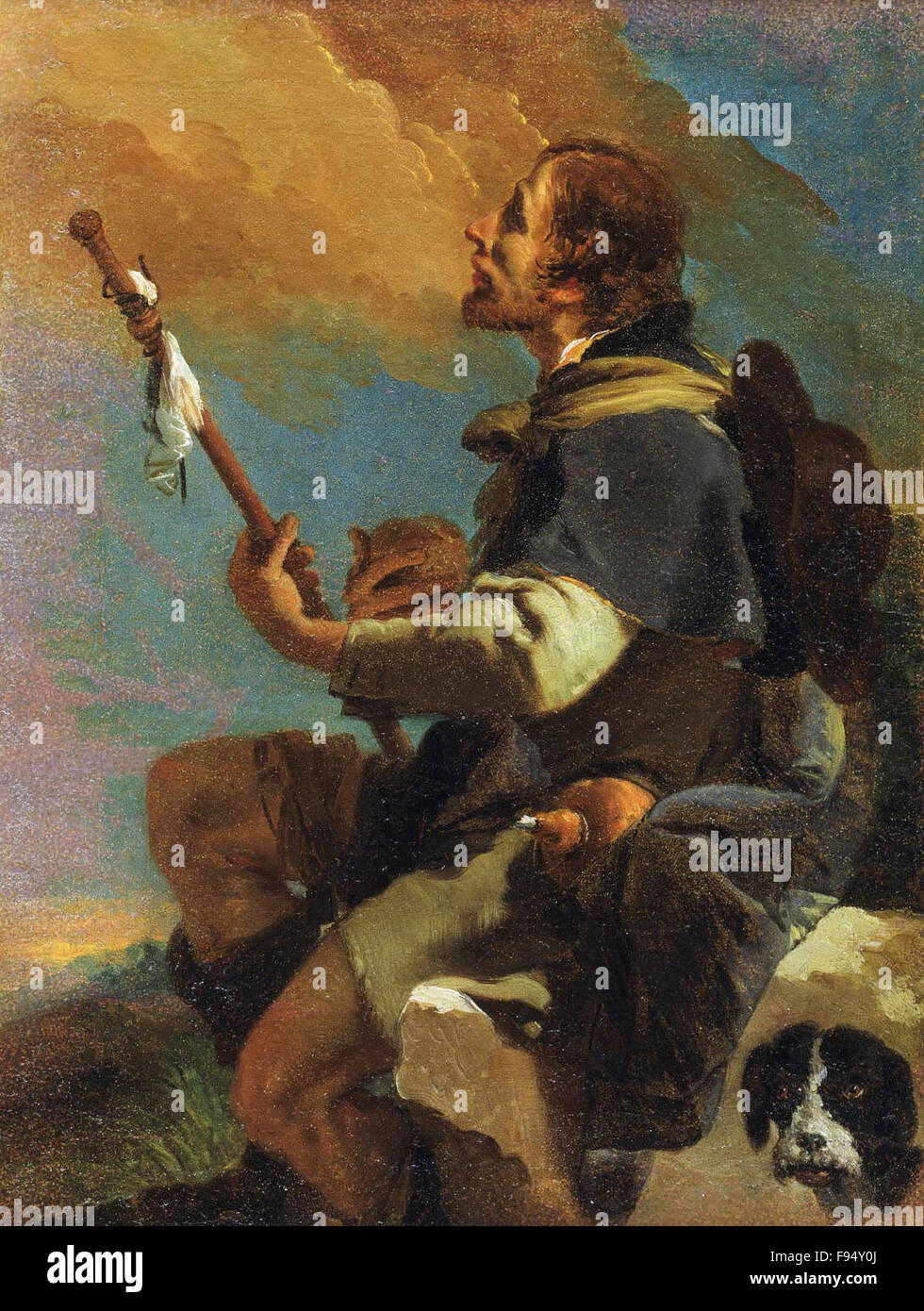 Giovanni Battista Tiepolo - Saint Roch Stock Photo