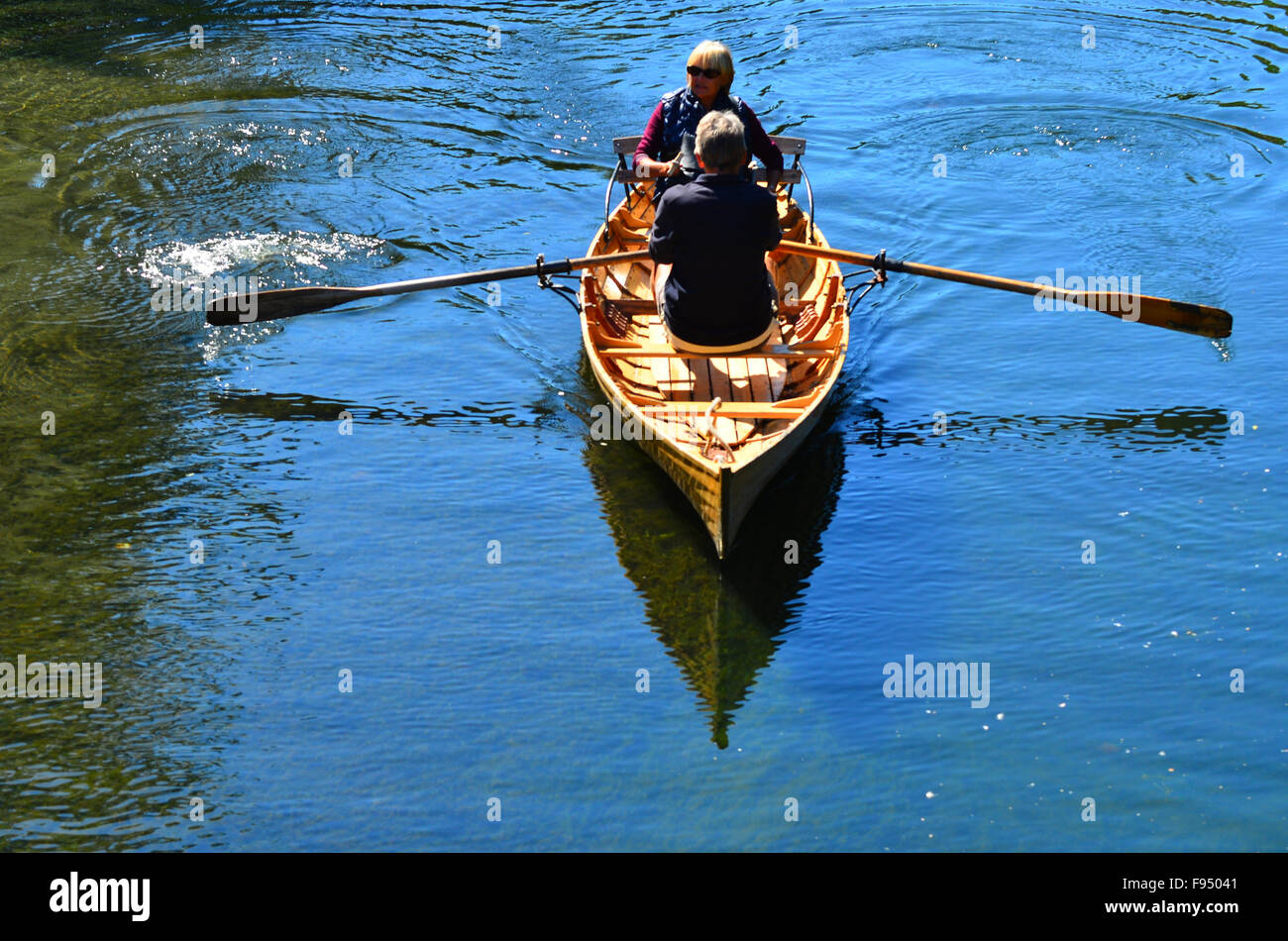 Rowing Boat Garden Stock Photos &amp; Rowing Boat Garden Stock ...