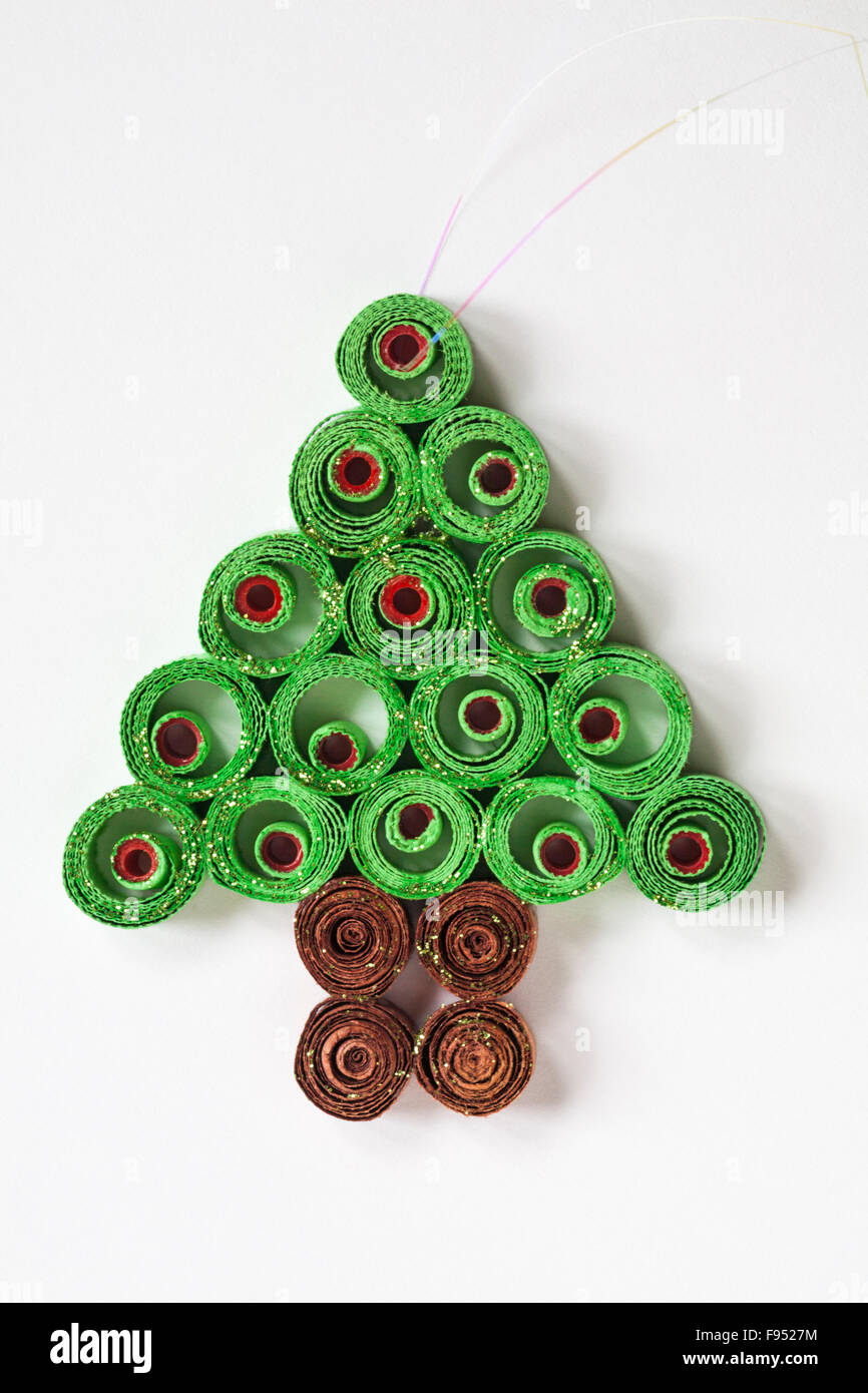 Immagini Quilling Natale.Quilling Christmas Tree Made Paper High Resolution Stock Photography And Images Alamy