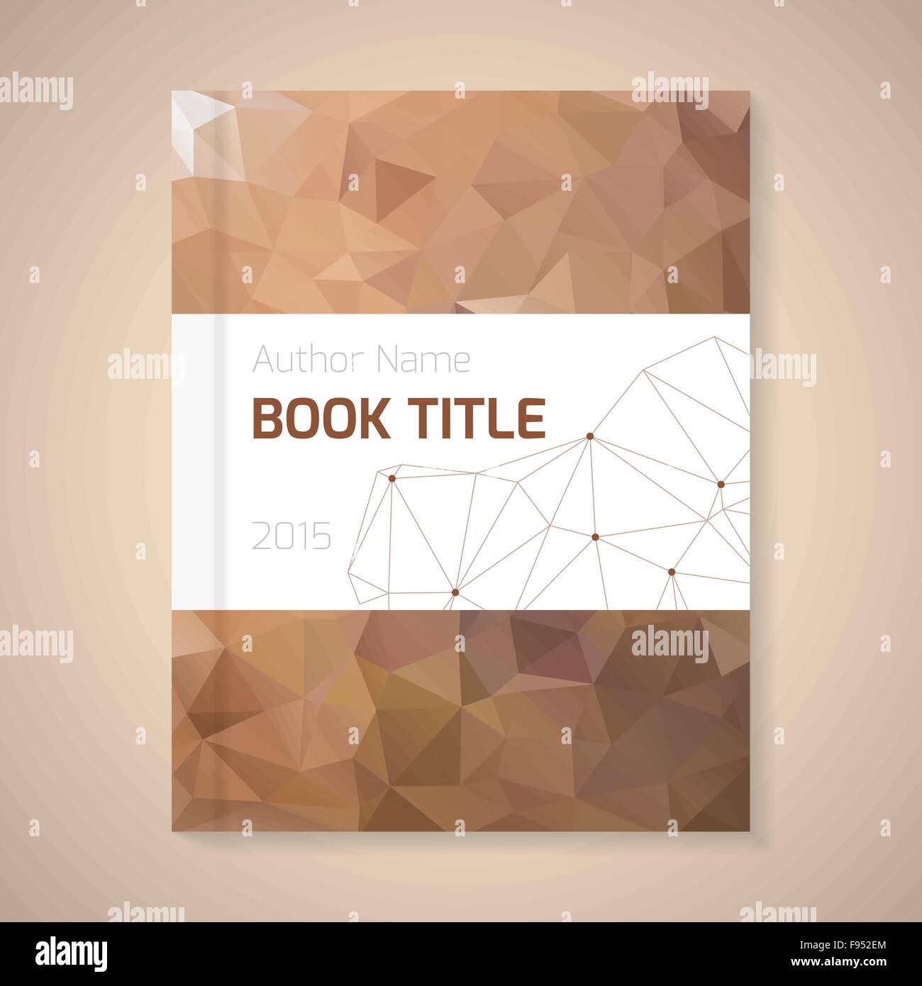 Vector template for book title Stock Vector Image & Art - Alamy