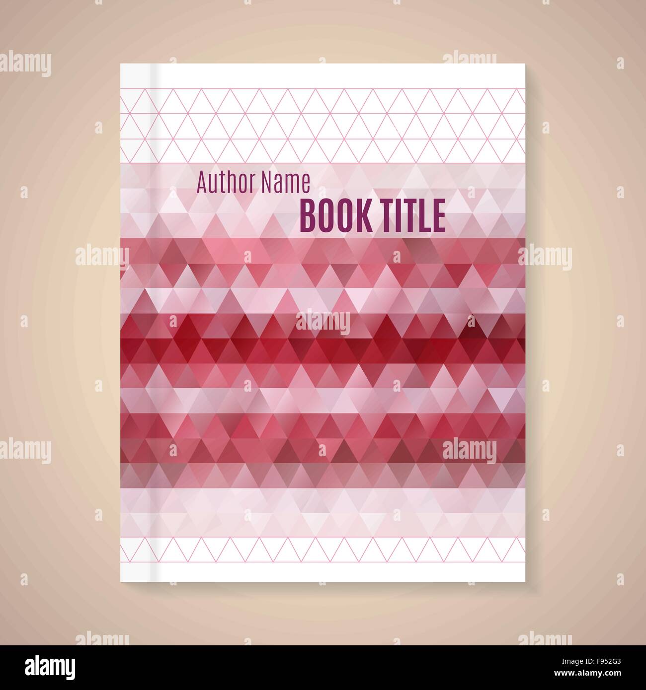 Vector template for book title Stock Vector Image & Art - Alamy