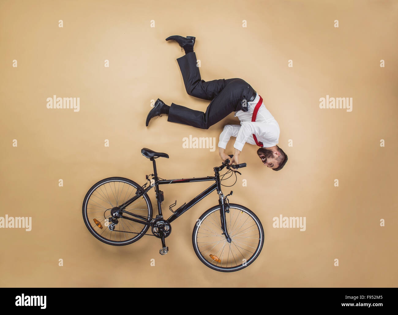 Bike accident funny hi-res stock photography and images - Alamy