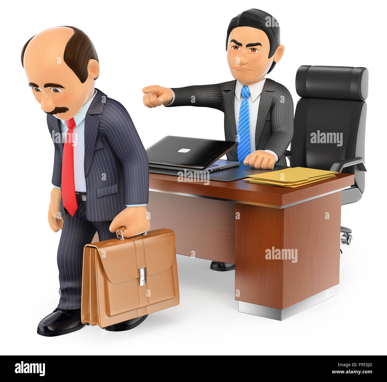 Employee office concept Cut Out Stock Images & Pictures - Alamy