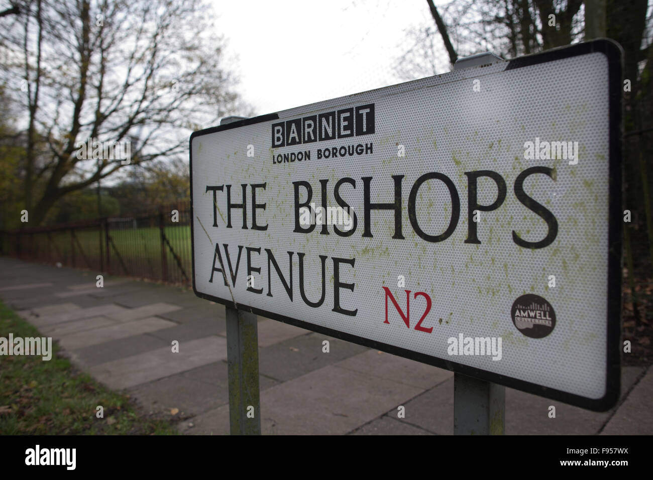 The Avenue in Hampstead, one of North London's most expensive