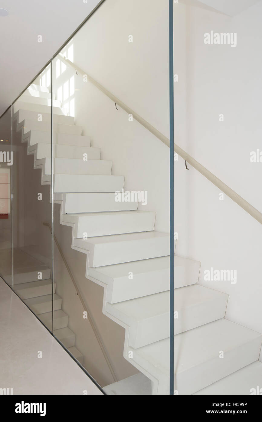 Interior staircase. Manhattan Townhouse, New York City, United States ...
