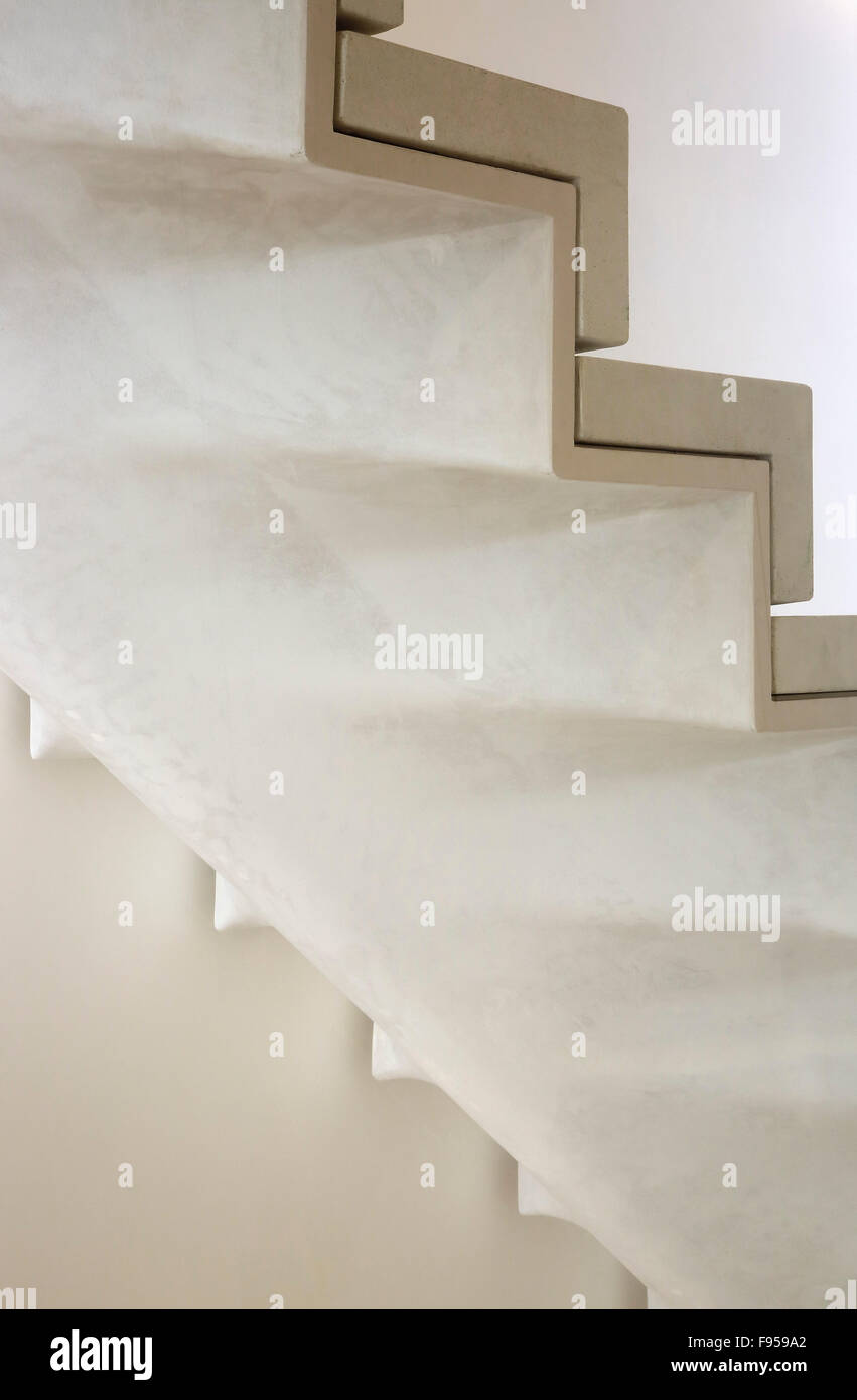 Interior staircase detail. Manhattan Townhouse, New York City, United ...