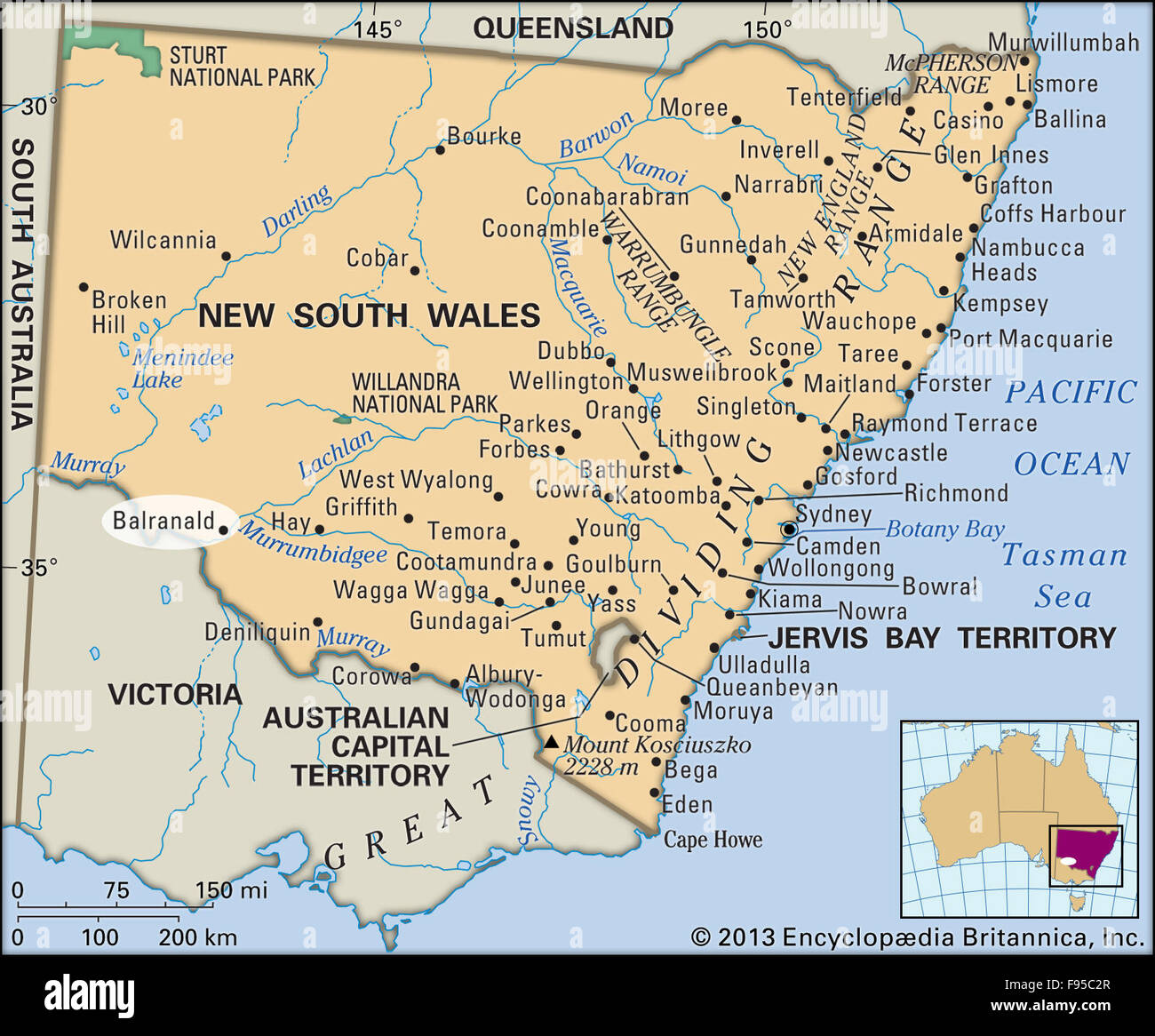 Balranald new south wales australia maps hires stock photography and