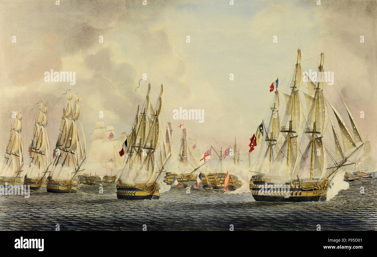 Victory of Trafalgar. Stock Photo