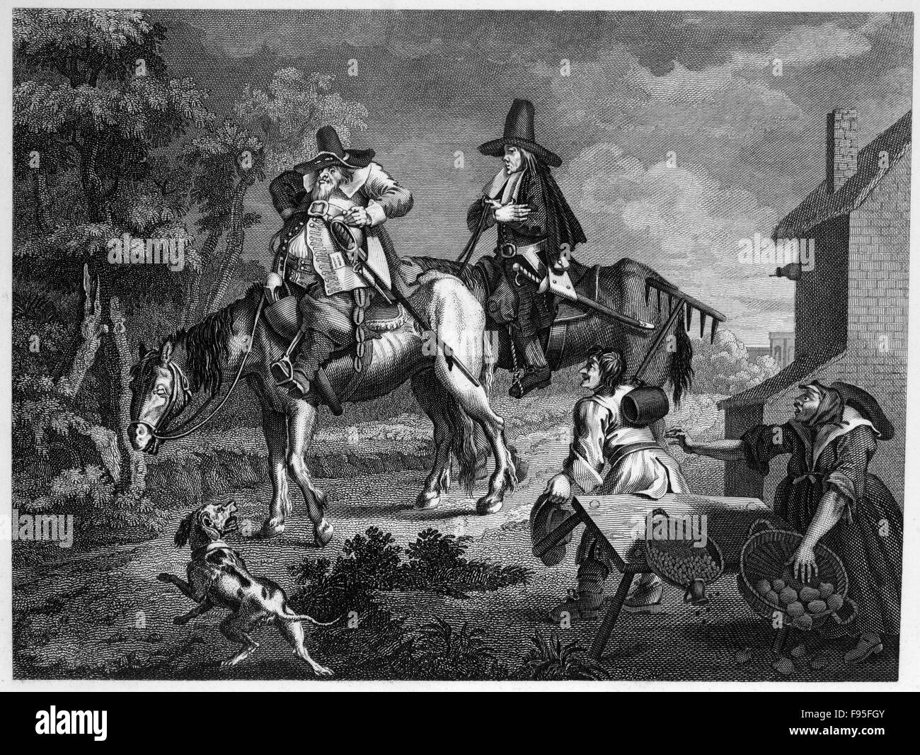 Engraving of hudibras Black and White Stock Photos & Images Alamy